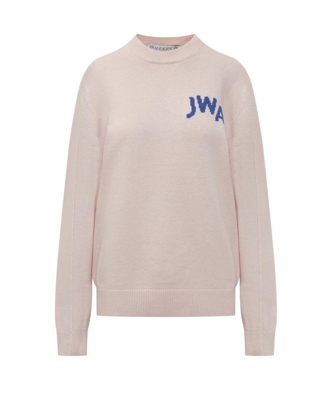 J.W.ANDERSON Розовый кашемировый джемпер / свитер, фото 1