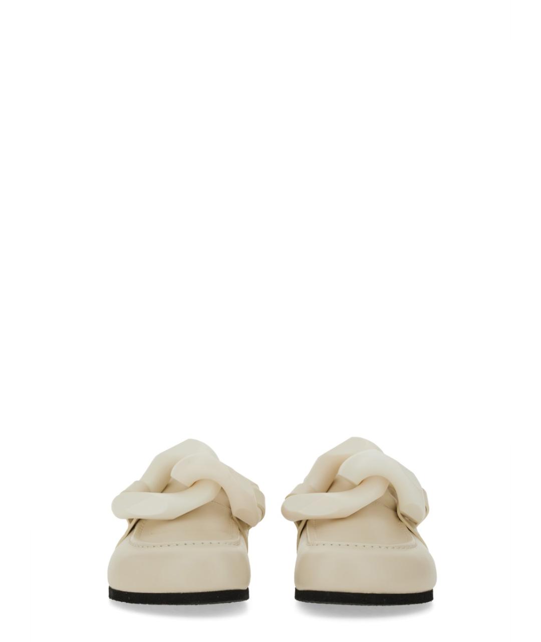 J.W.ANDERSON Белые кожаные сандалии, фото 5