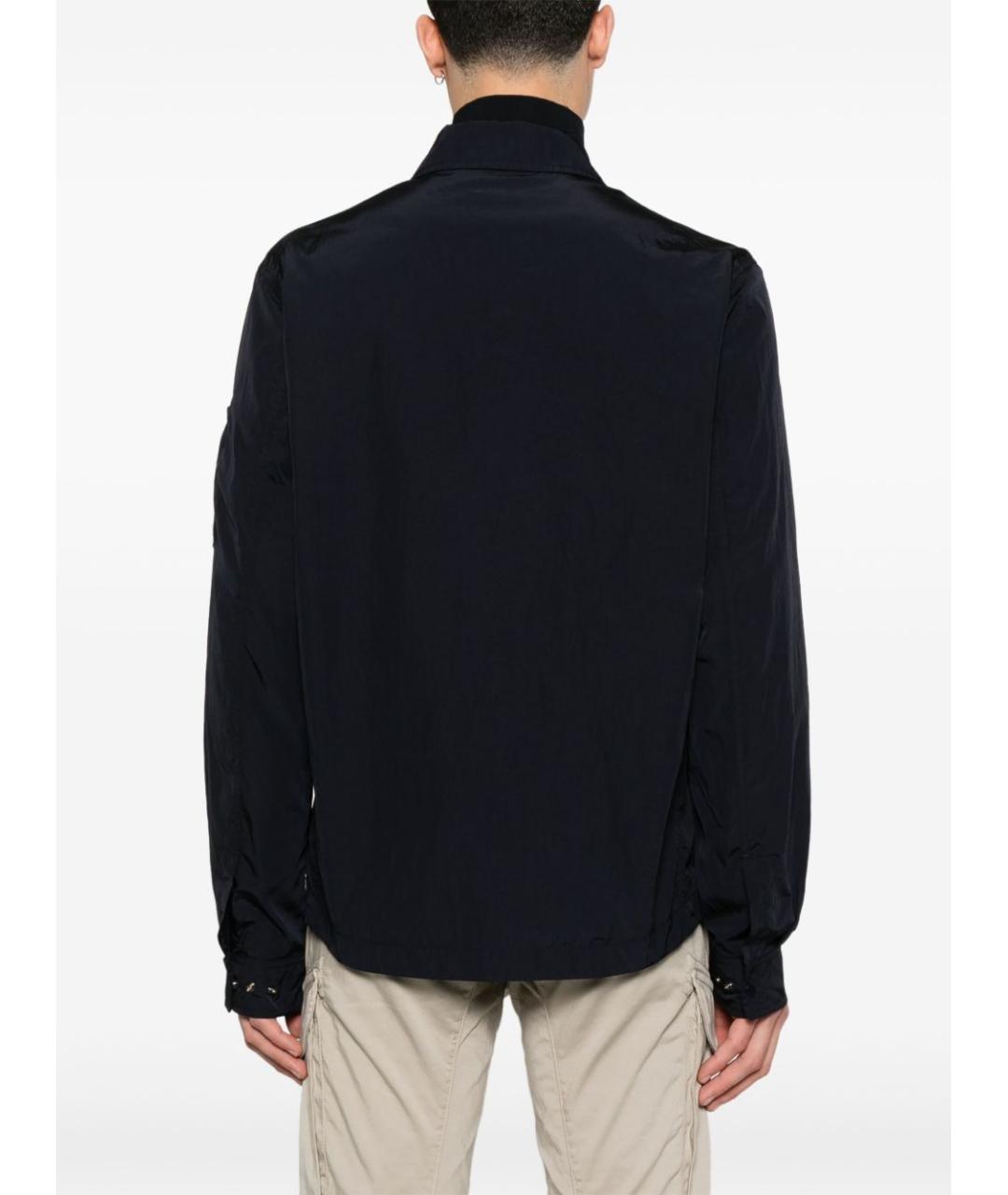 CP COMPANY Темно-синяя полиамидовая куртка, фото 2