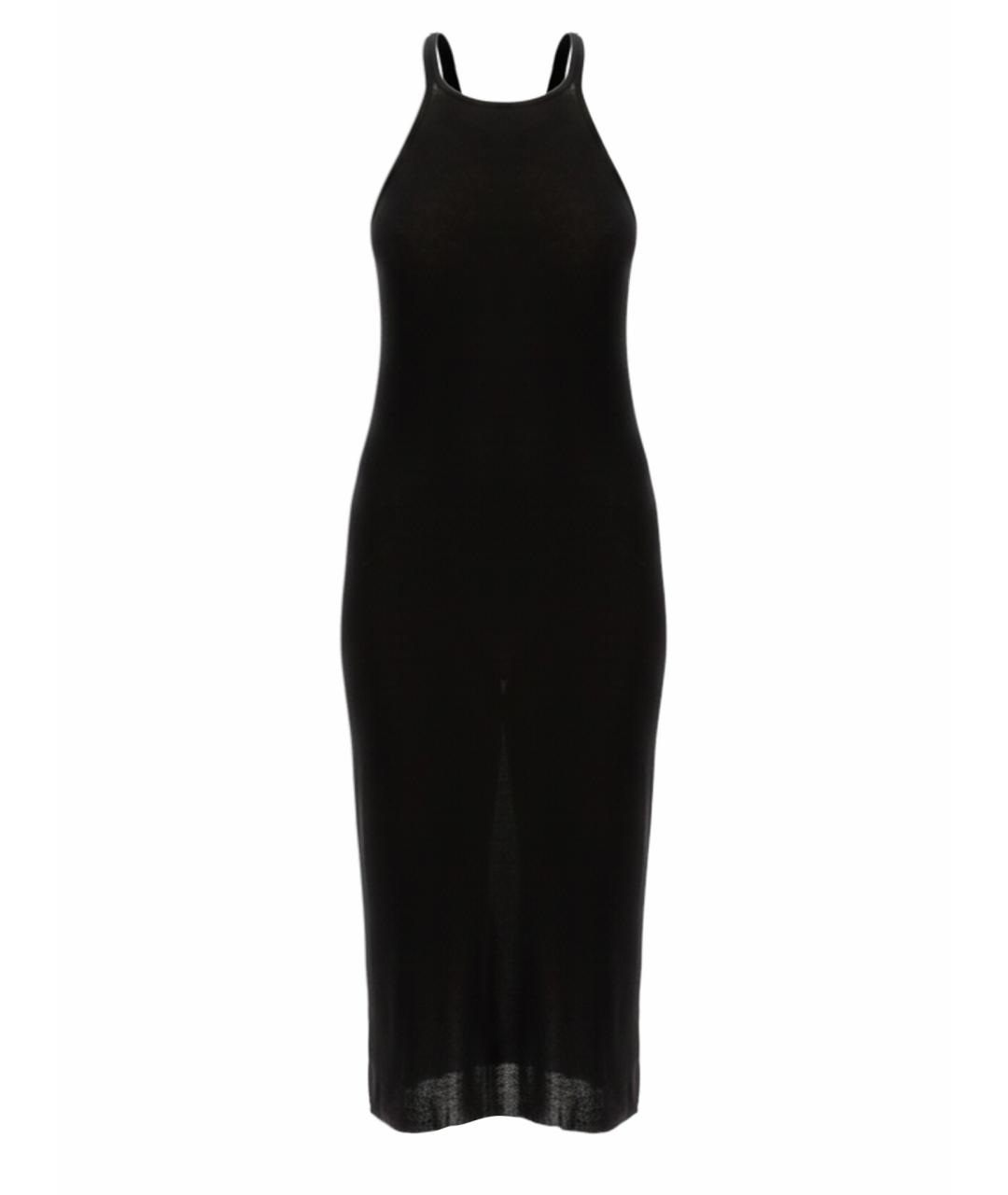 RICK OWENS DRKSHDW Черное хлопковое повседневное платье, фото 1