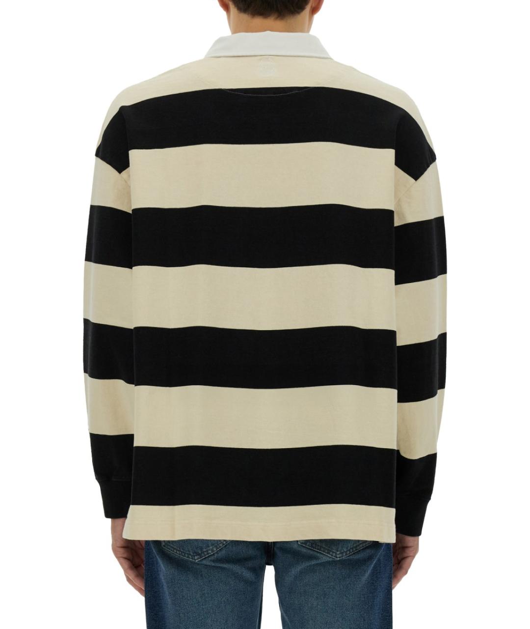 ALEXANDER MCQUEEN Мульти хлопковое поло с длинным рукавом, фото 3