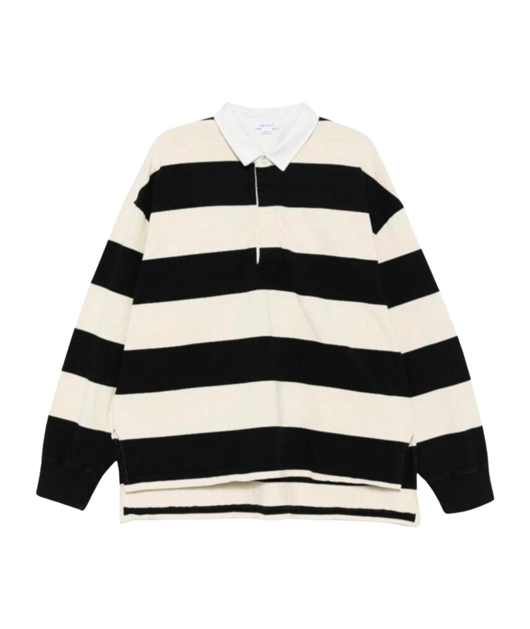 ALEXANDER MCQUEEN Мульти хлопковое поло с длинным рукавом, фото 1