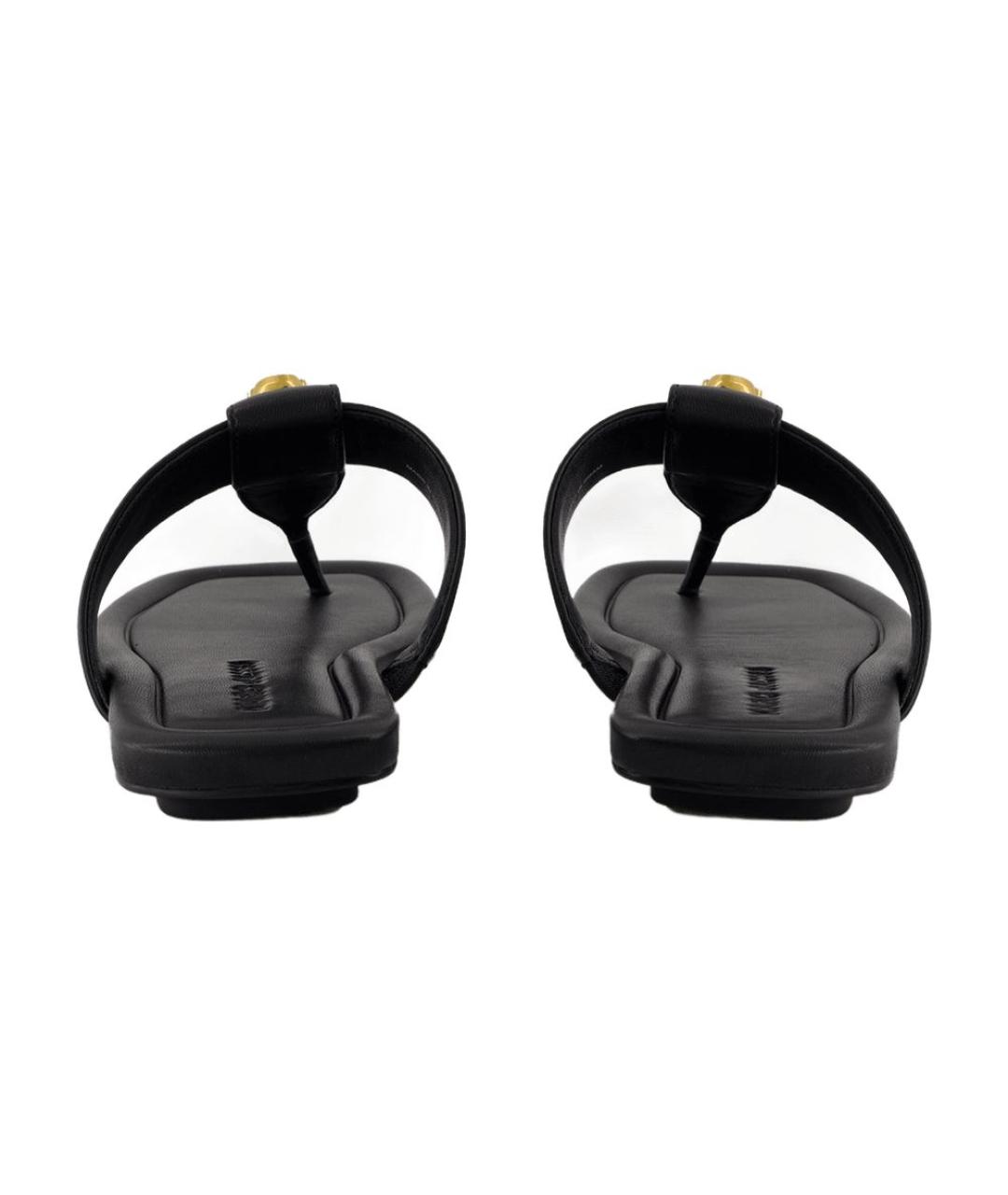 MARC JACOBS Черные кожаные сандалии, фото 3