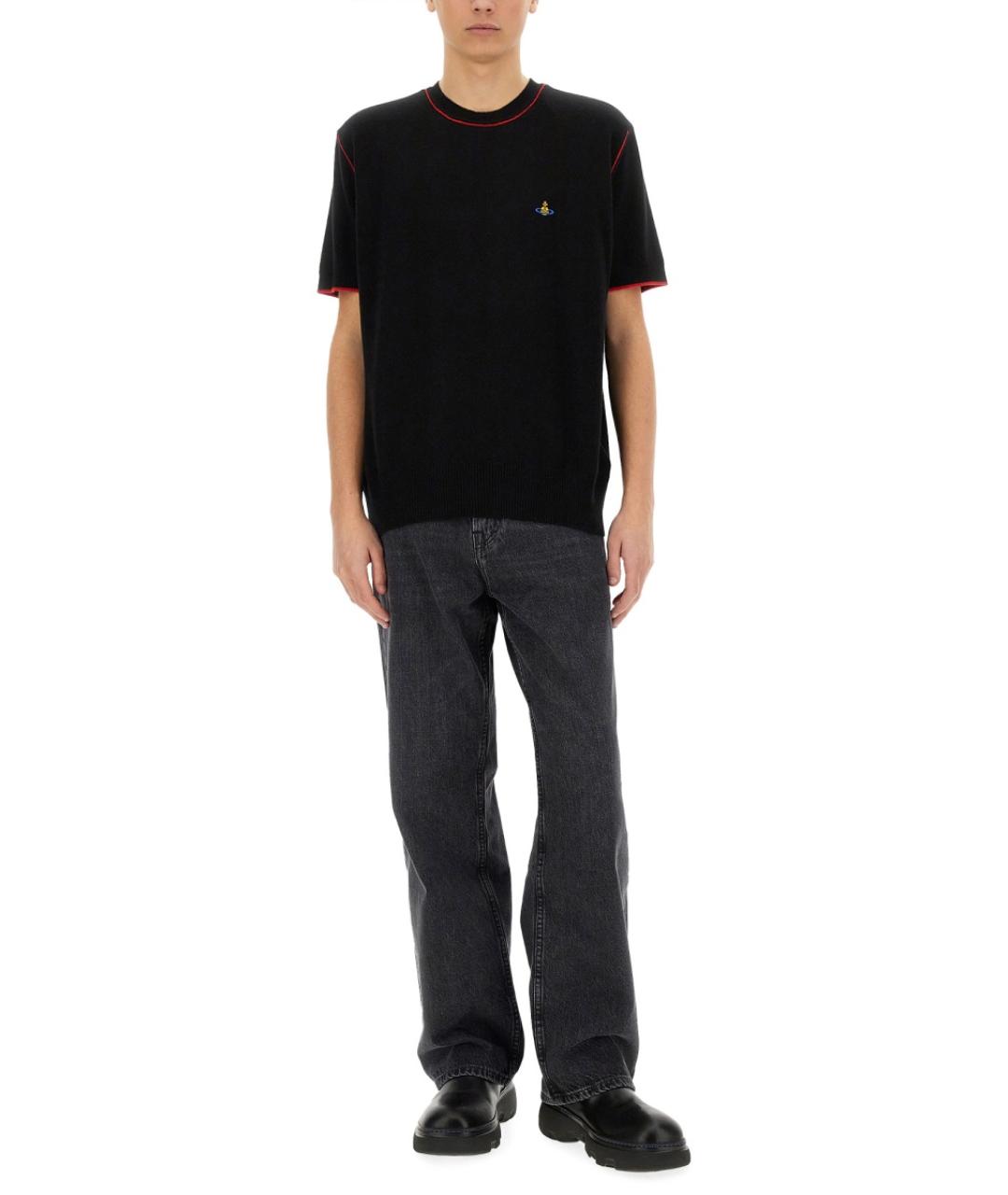 VIVIENNE WESTWOOD Черная футболка, фото 3