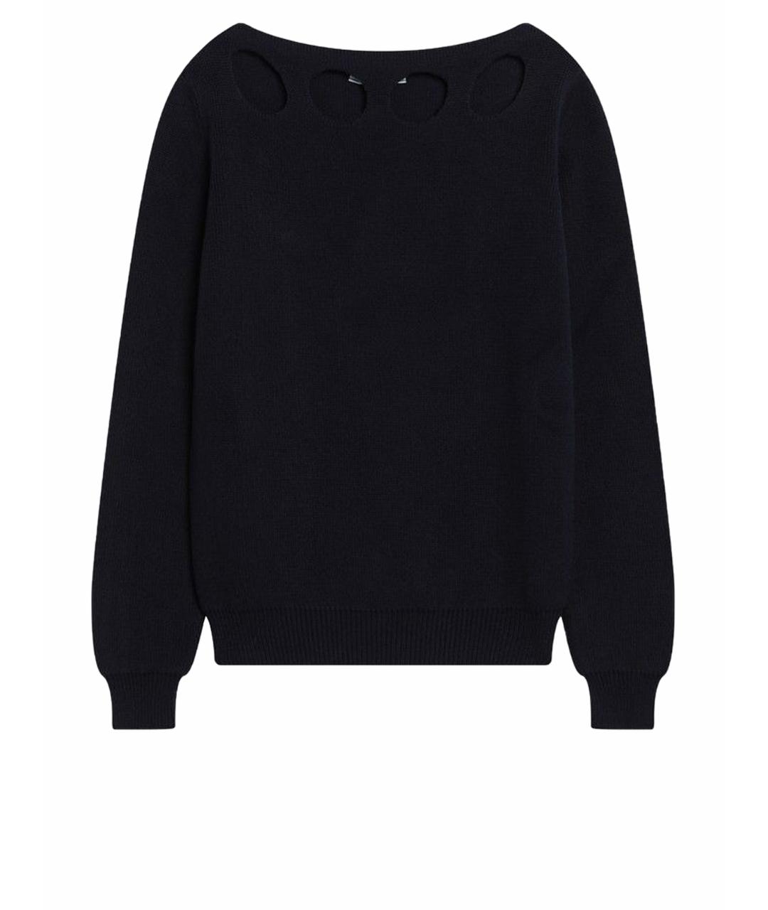 PRADA Темно-синий хлопковый джемпер / свитер, фото 1
