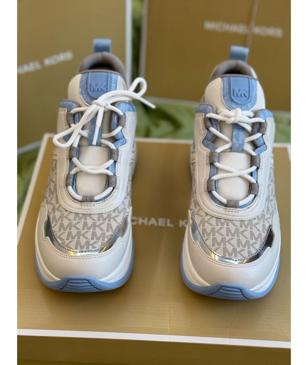 MICHAEL MICHAEL KORS Голубые кроссовки, фото 2