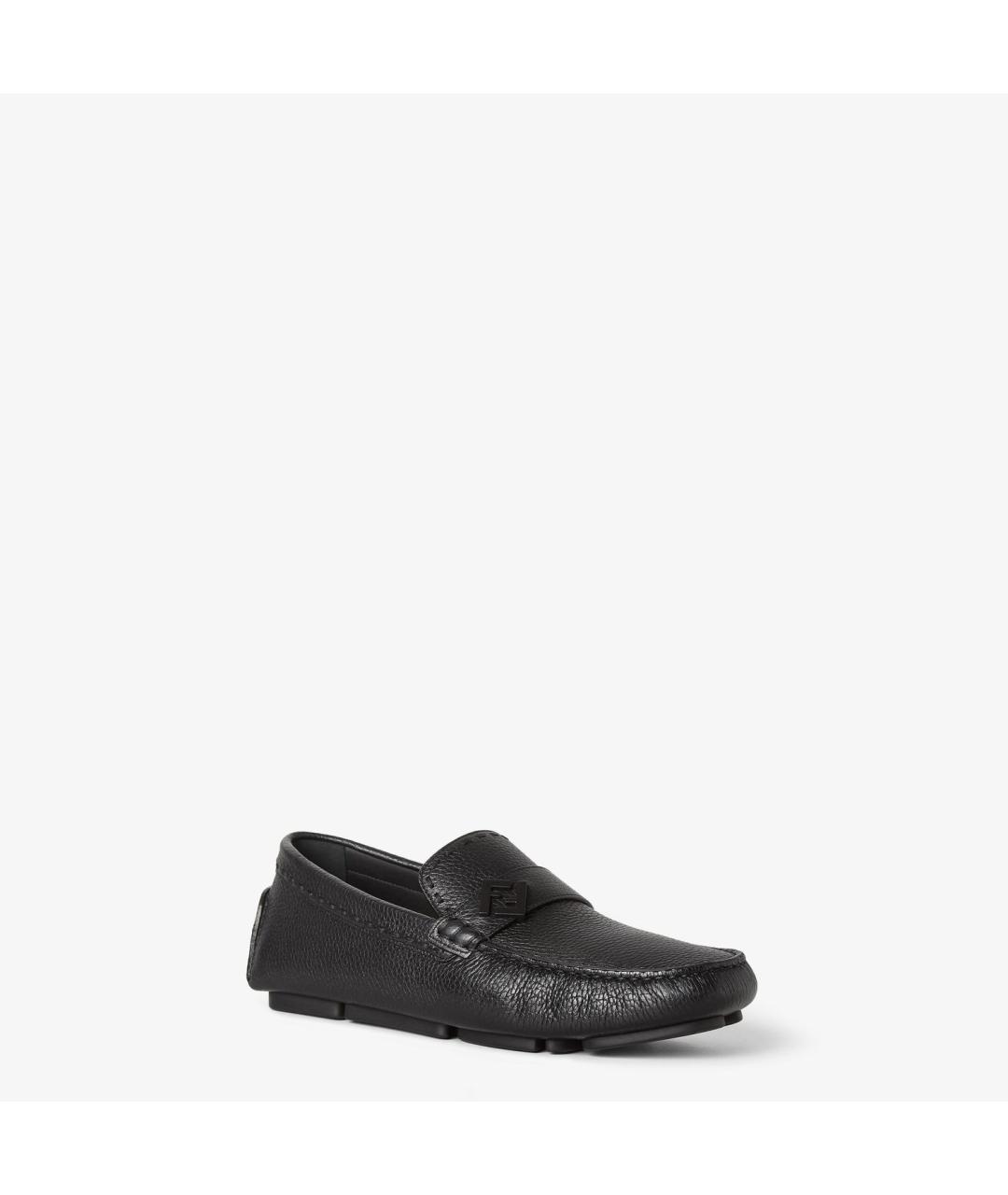 FENDI Черные лоферы, фото 2