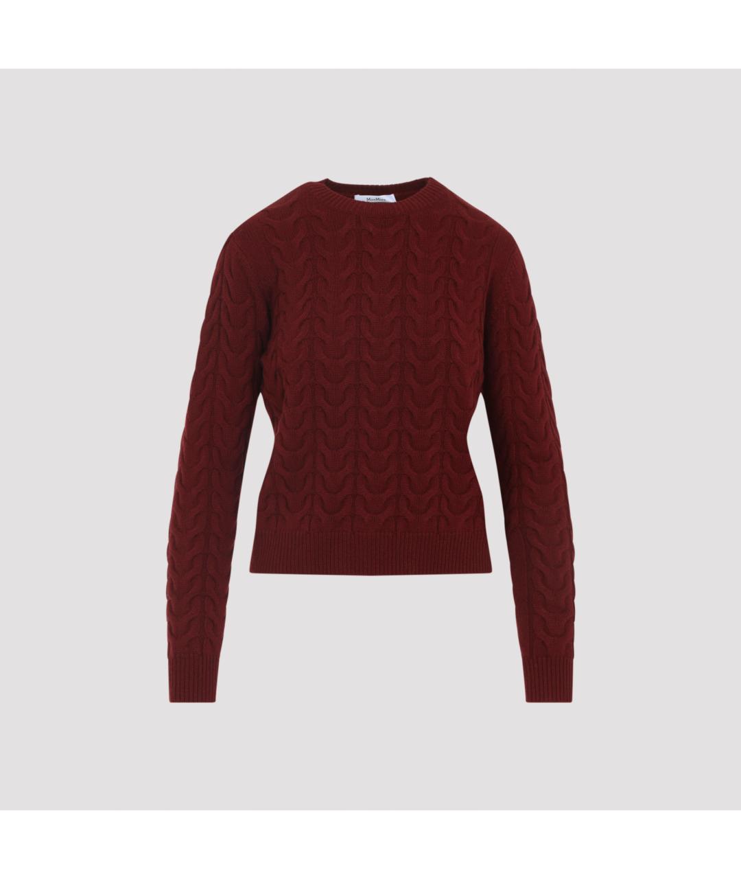 MAX MARA Красный кашемировый джемпер / свитер, фото 2