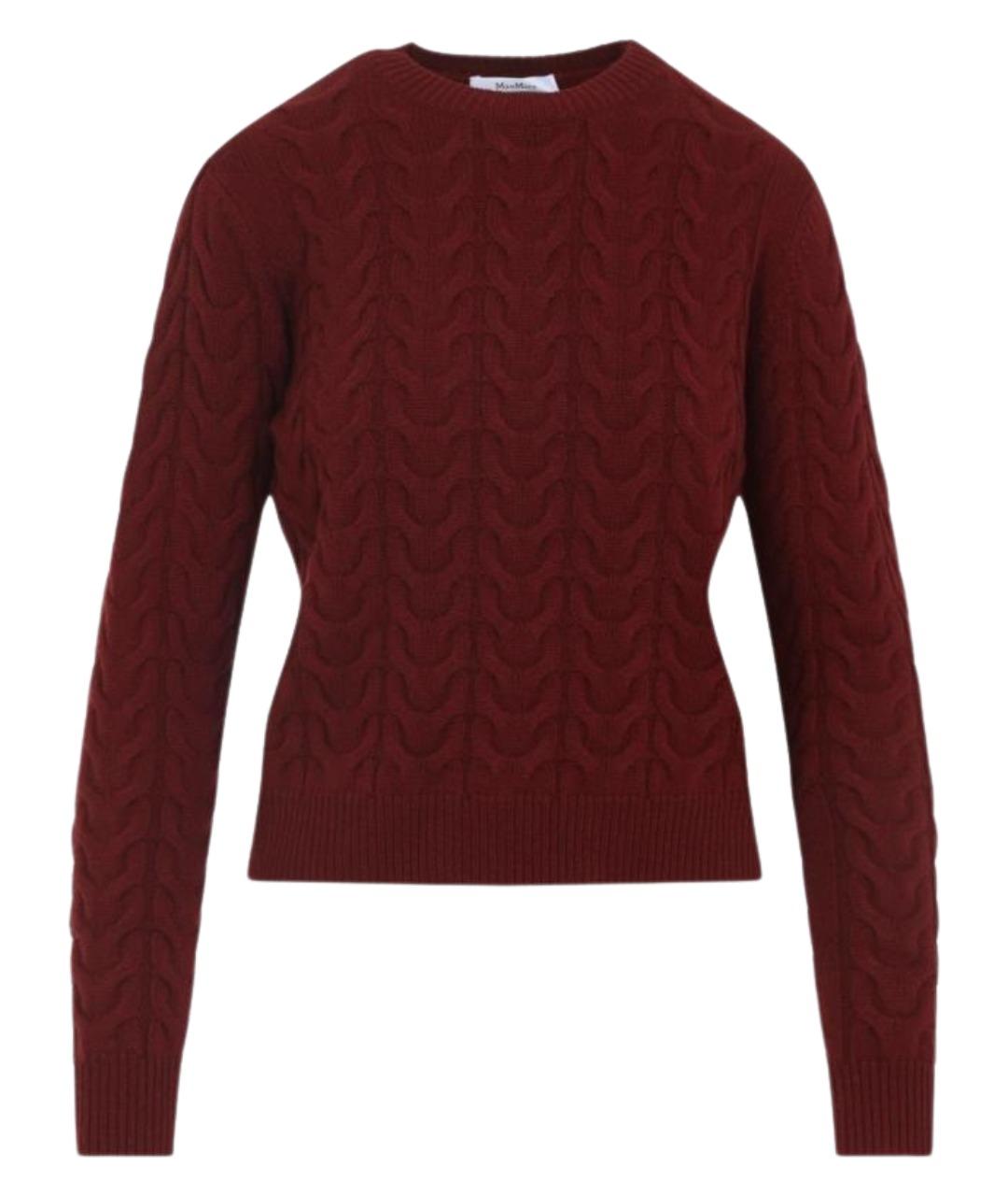 MAX MARA Красный кашемировый джемпер / свитер, фото 1