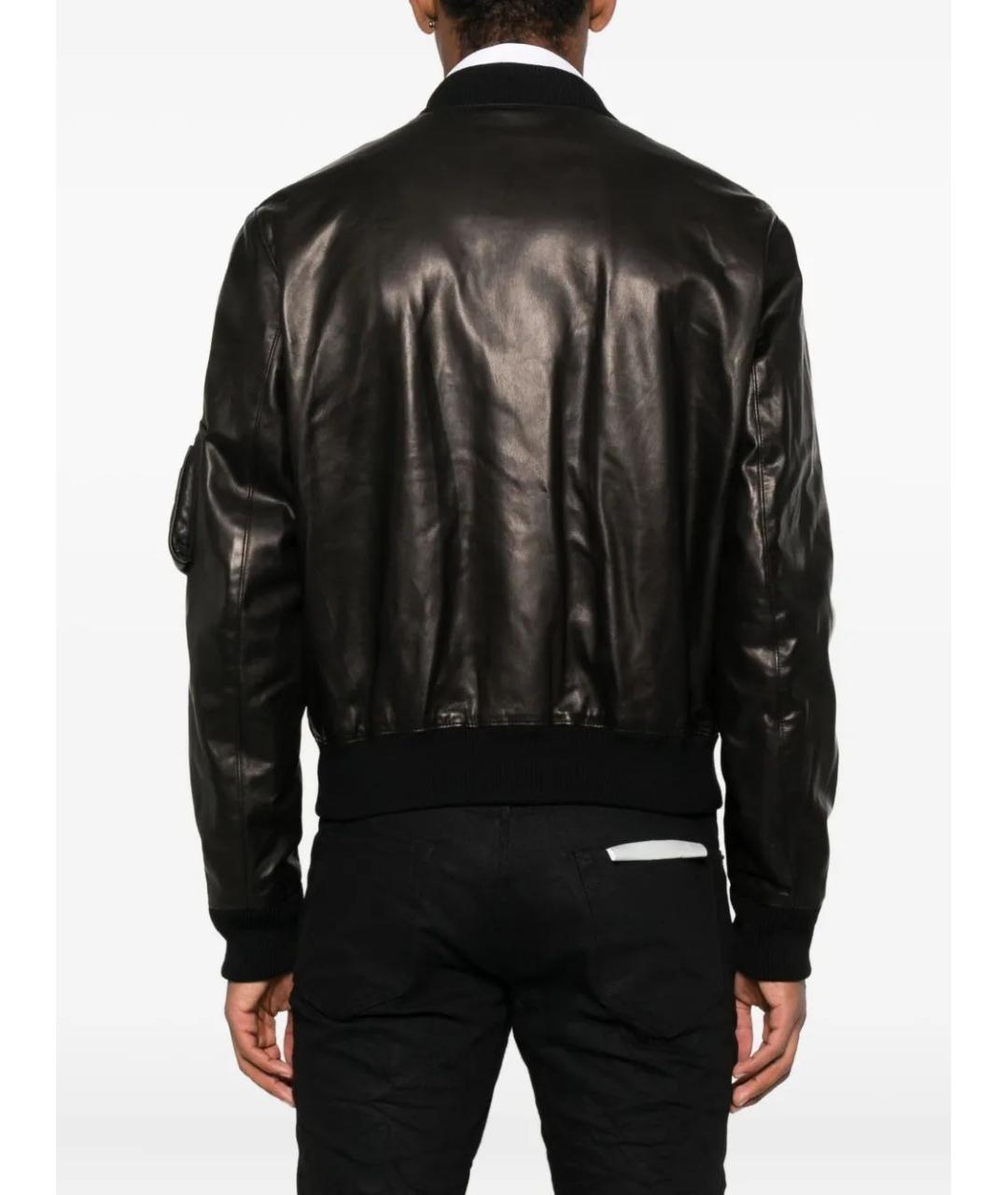 GIVENCHY Черная кожаная куртка, фото 4