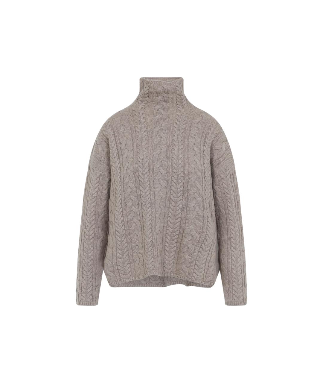 MAX MARA Серый кашемировый джемпер / свитер, фото 1