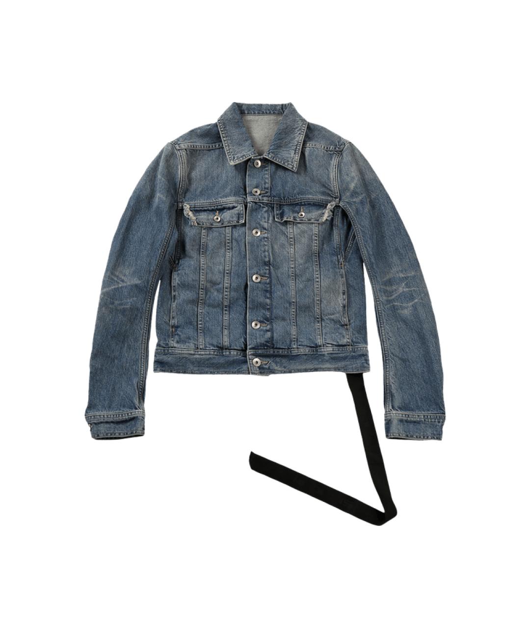 RICK OWENS DRKSHDW Синяя хлопковая куртка, фото 1