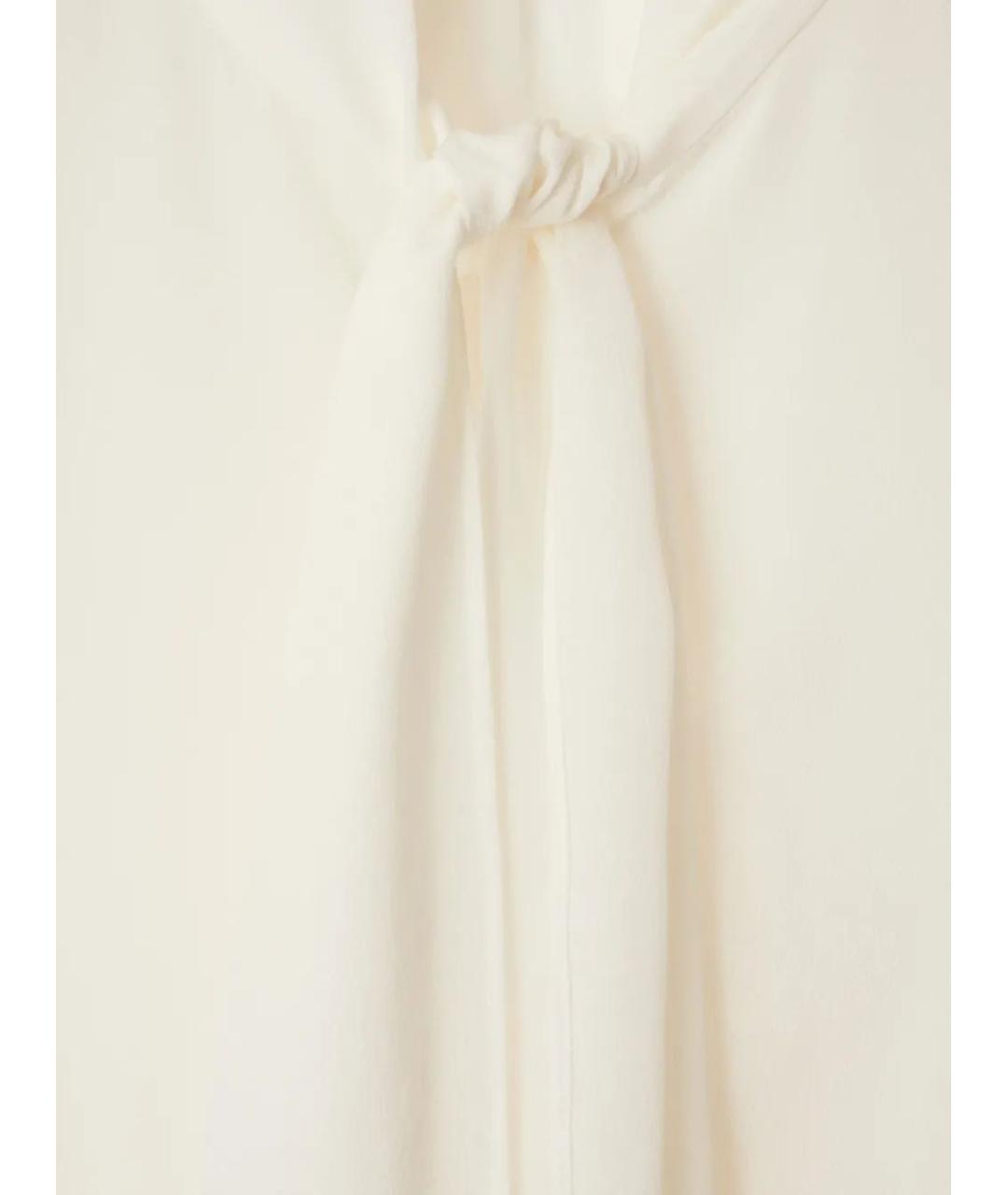 BURBERRY Белая шелковая рубашка, фото 5