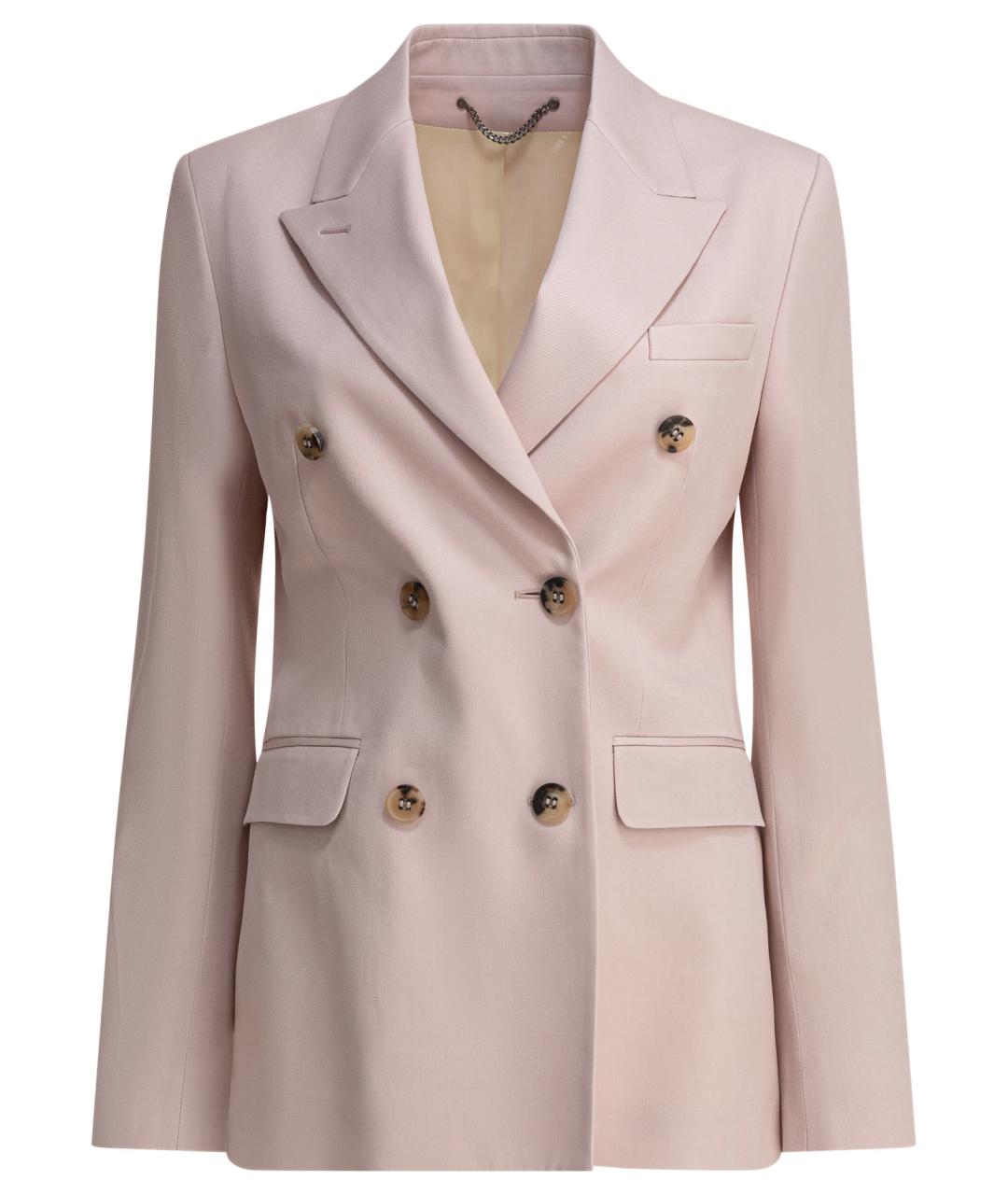 GOLDEN GOOSE DELUXE BRAND Розовый шерстяной жакет/пиджак, фото 1