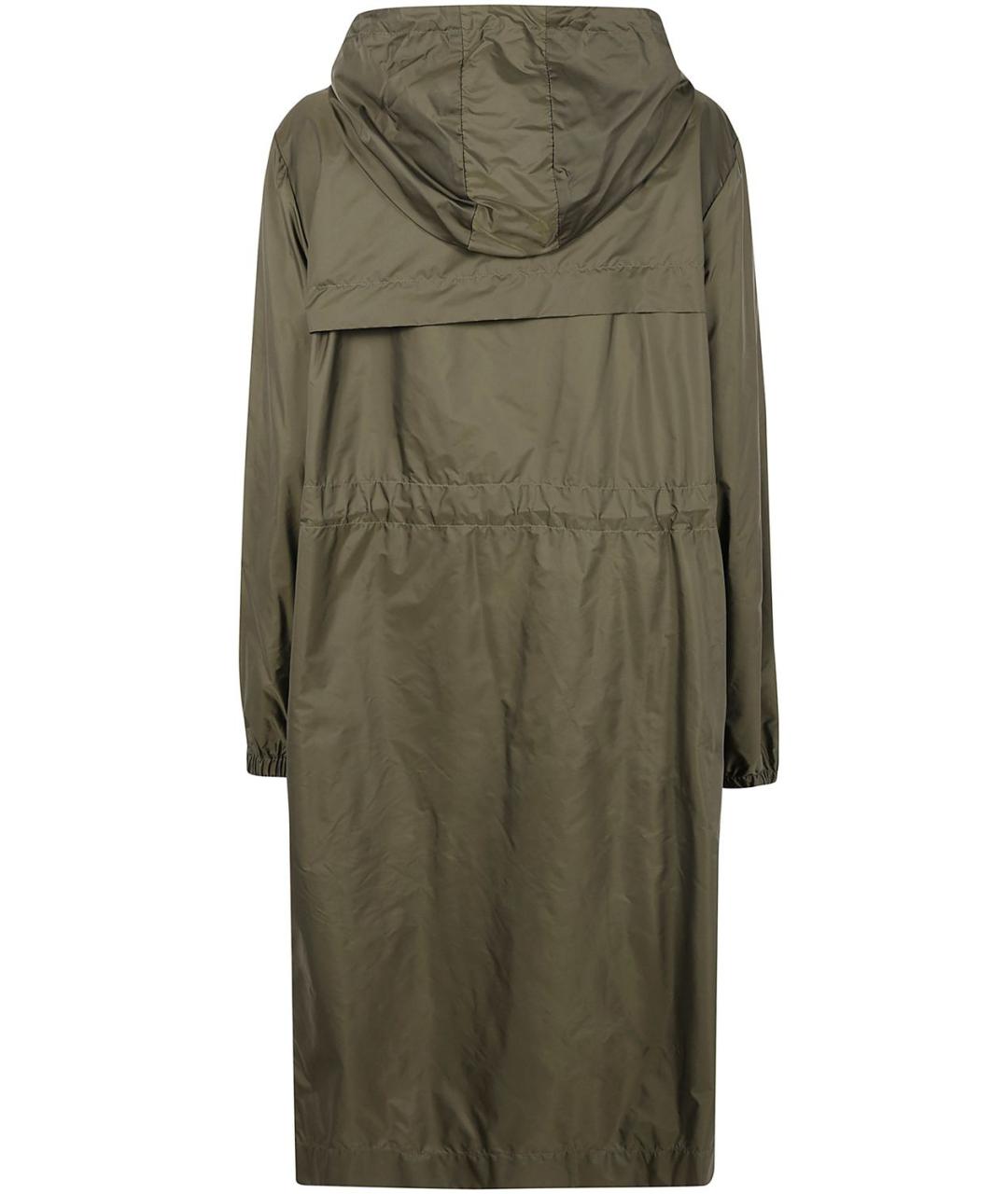 MONCLER Зеленая полиамидовая парка, фото 2