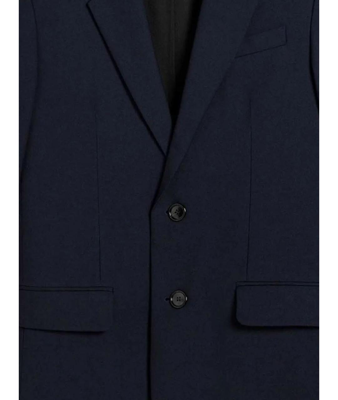 Ami Paris Синий шерстяной пиджак, фото 2