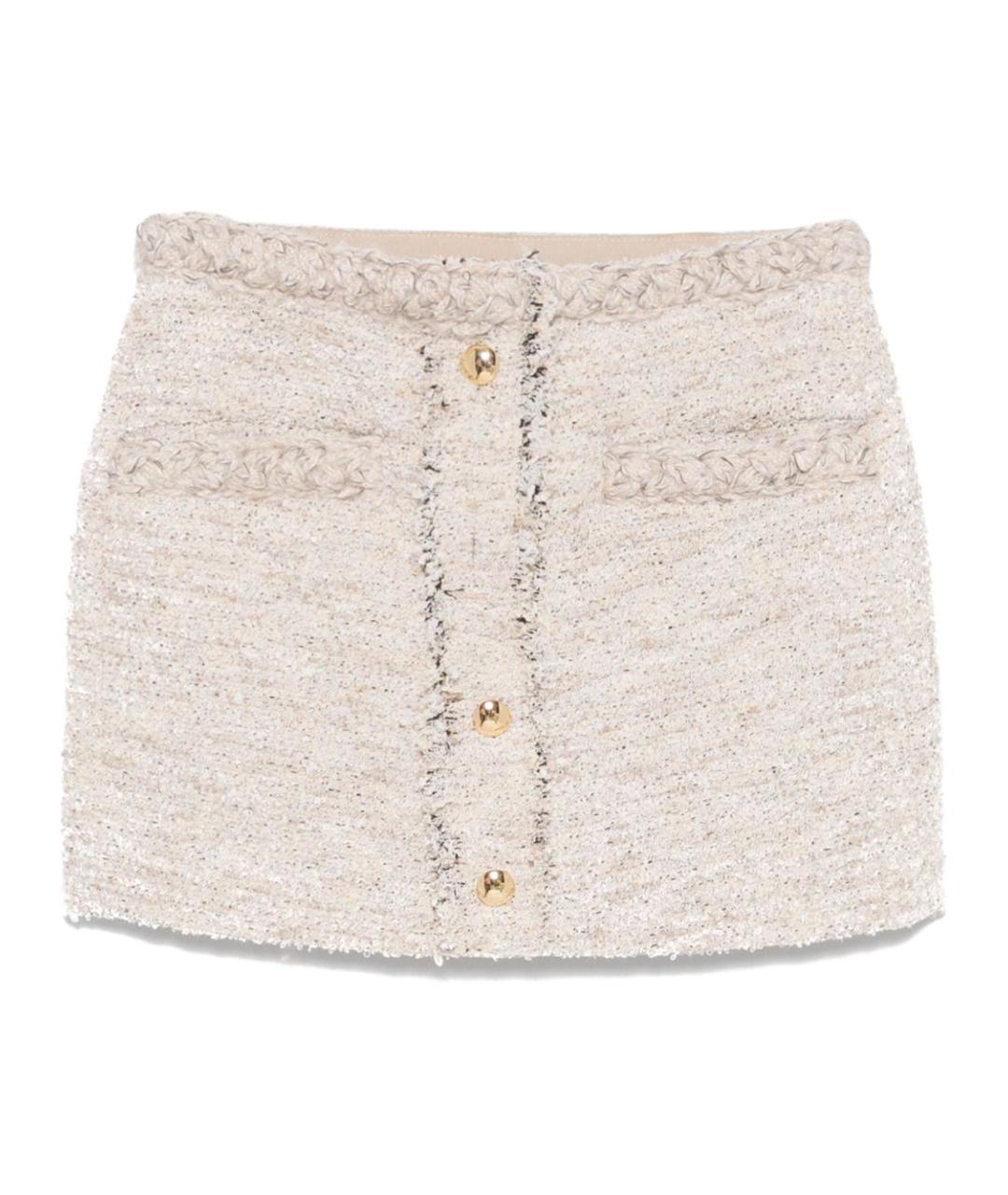 ISABEL MARANT Бежевая юбка мини, фото 1