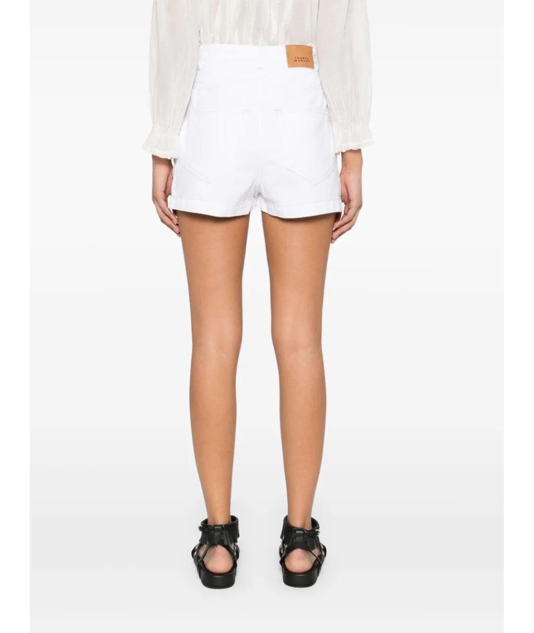 ISABEL MARANT Белые хлопковые шорты, фото 4