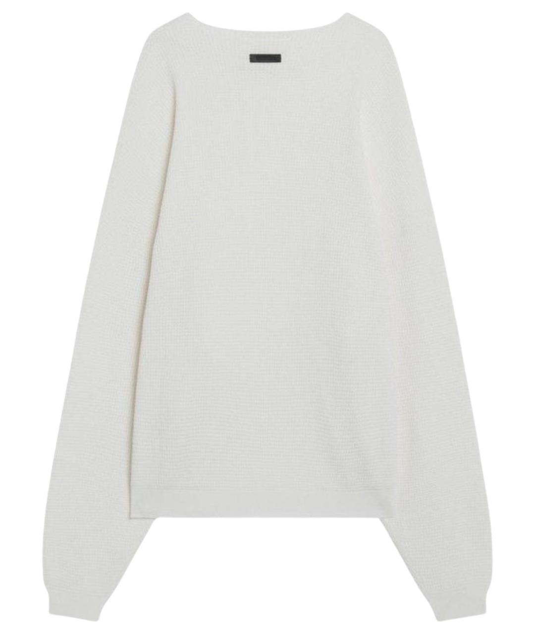 FEAR OF GOD ESSENTIALS Белый полиэстеровый джемпер / свитер, фото 2