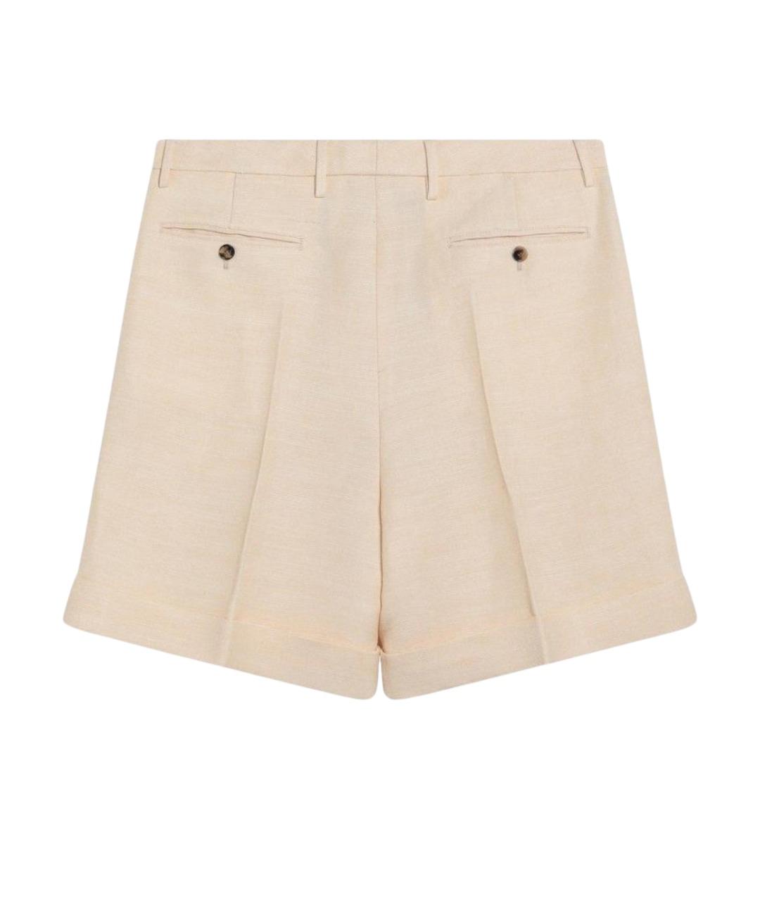 VALENTINO Бежевые хлопковые шорты, фото 2