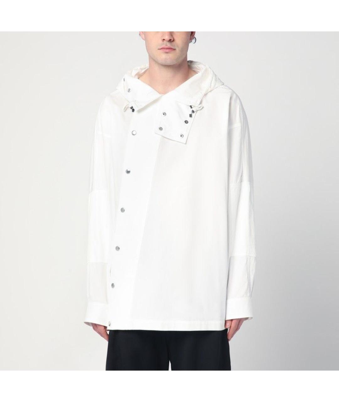 DRIES VAN NOTEN Белая хлопковая кэжуал рубашка, фото 3