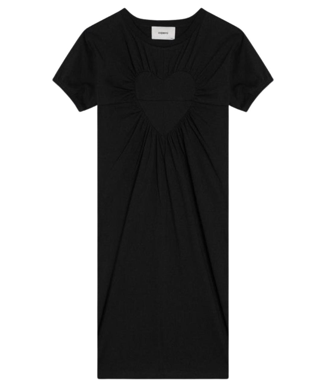COPERNI Черное хлопковое повседневное платье, фото 1