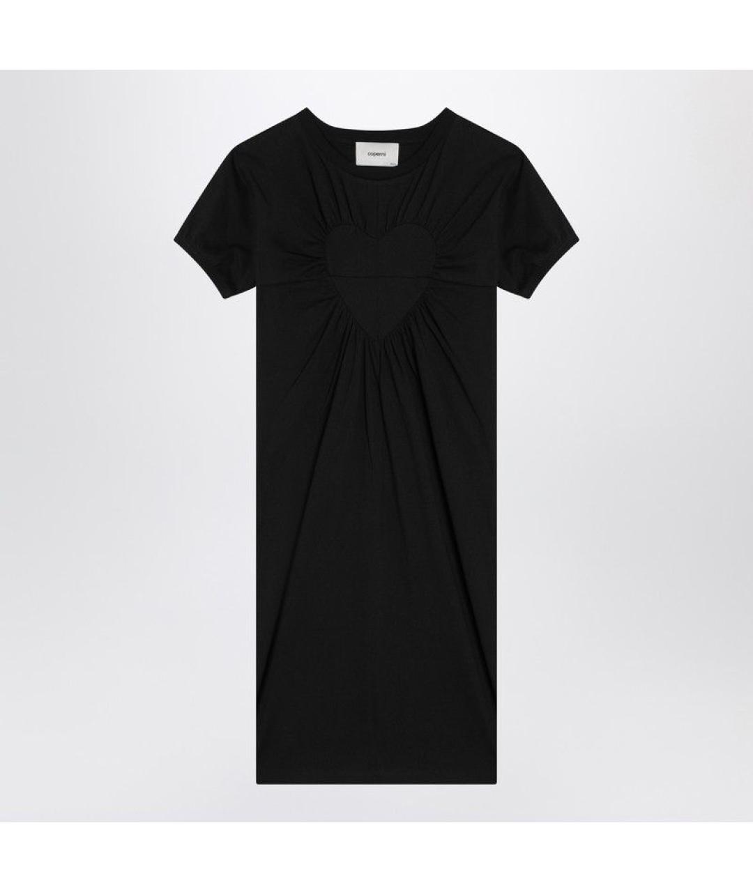 COPERNI Черное хлопковое повседневное платье, фото 3