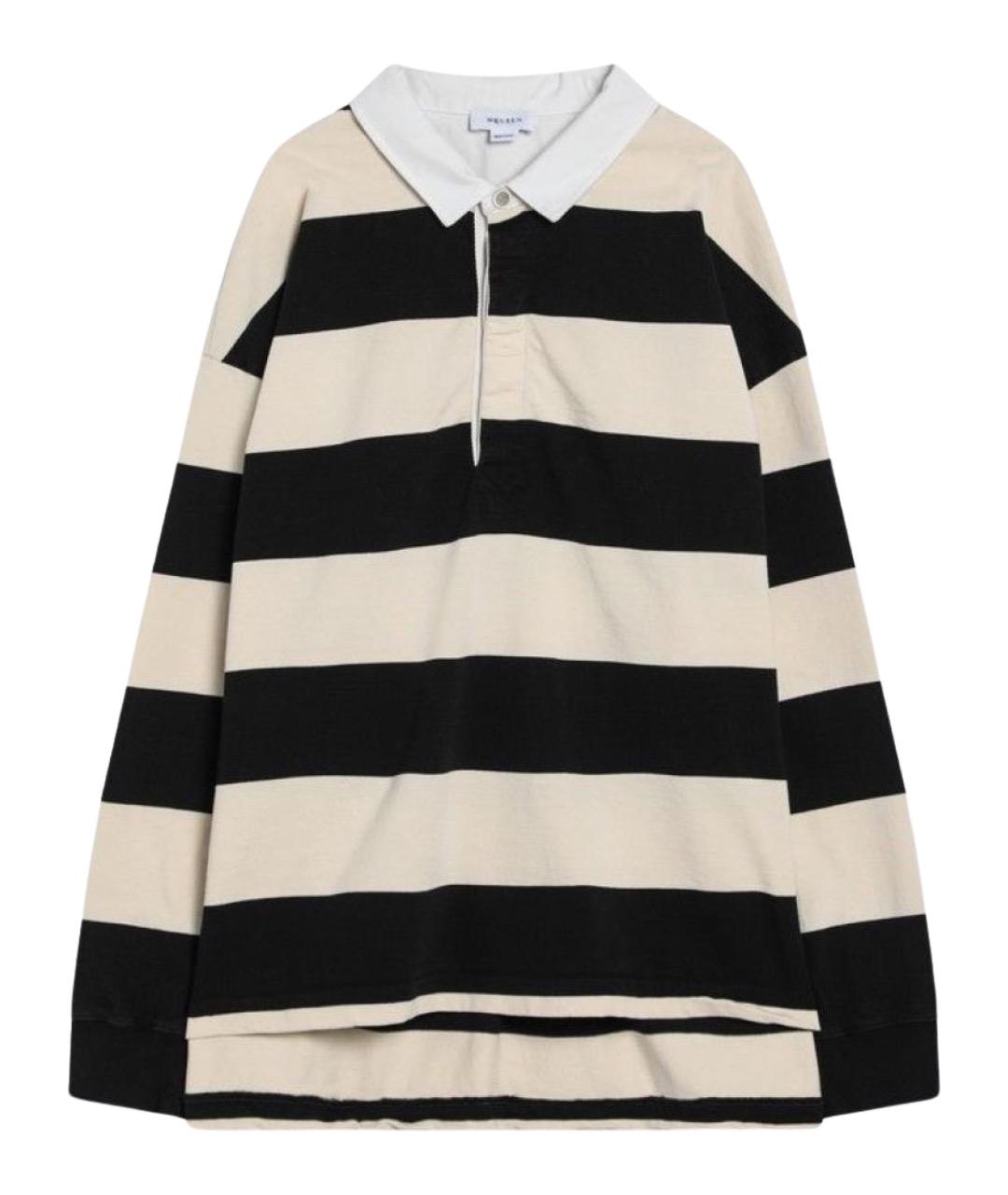 ALEXANDER MCQUEEN Мульти вискозное поло с длинным рукавом, фото 1