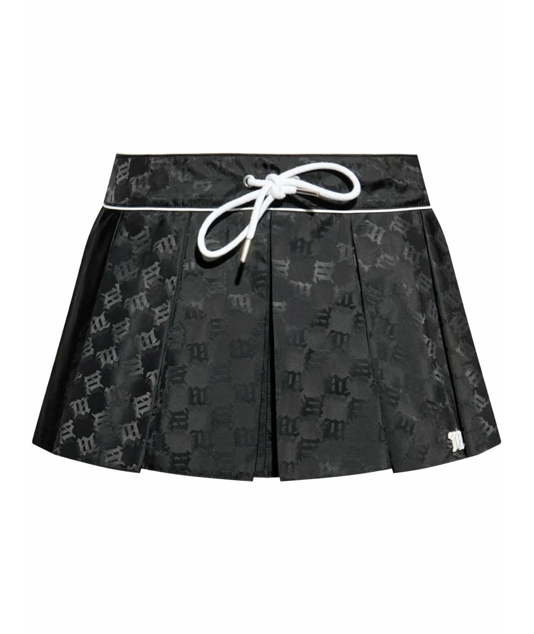 MISBHV Черная полиэстеровая юбка мини, фото 1