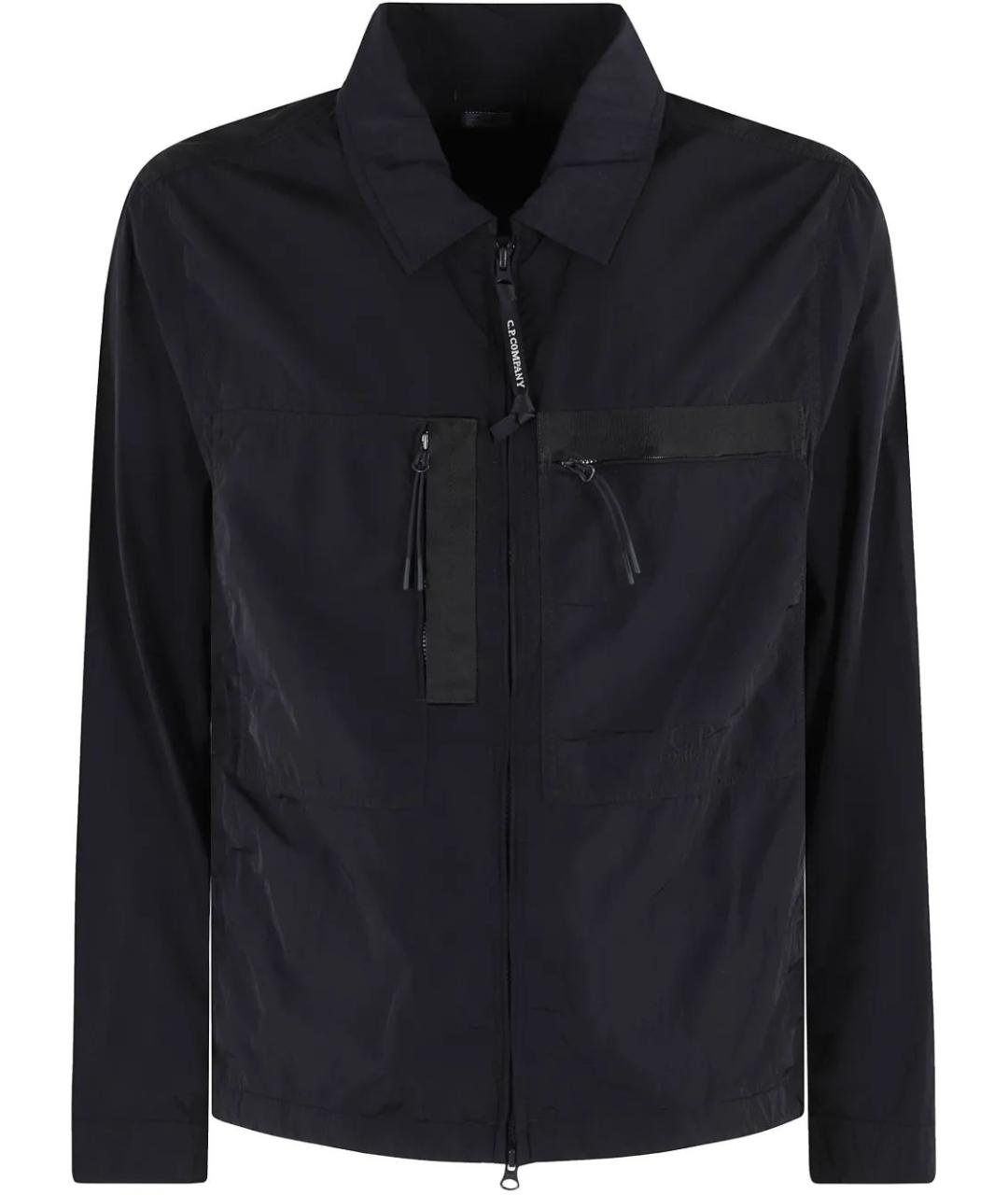 CP COMPANY Черная полиамидовая куртка, фото 1