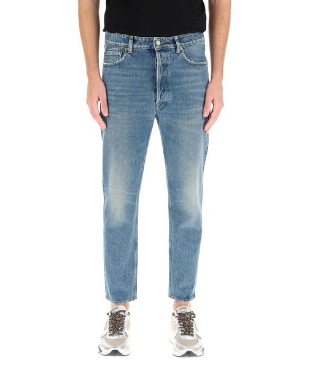 GOLDEN GOOSE DELUXE BRAND Синие хлопковые джинсы скинни, фото 3