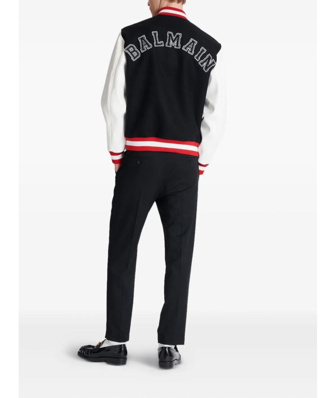 BALMAIN Черная шерстяная куртка, фото 4