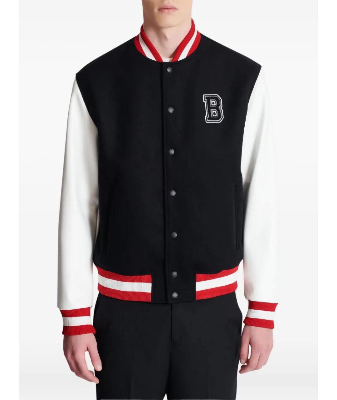 BALMAIN Черная шерстяная куртка, фото 3