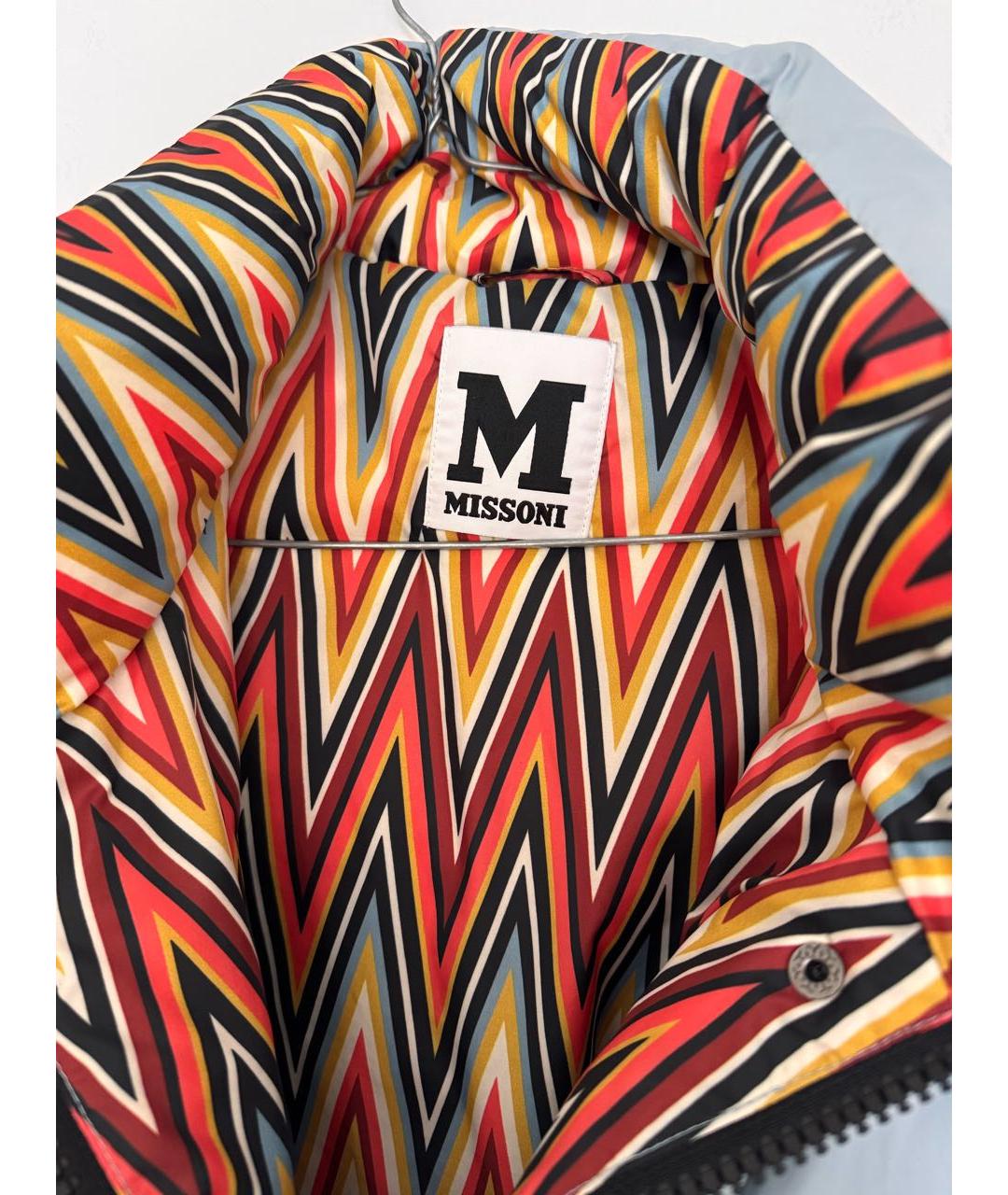 MISSONI Голубая меховая куртка, фото 4