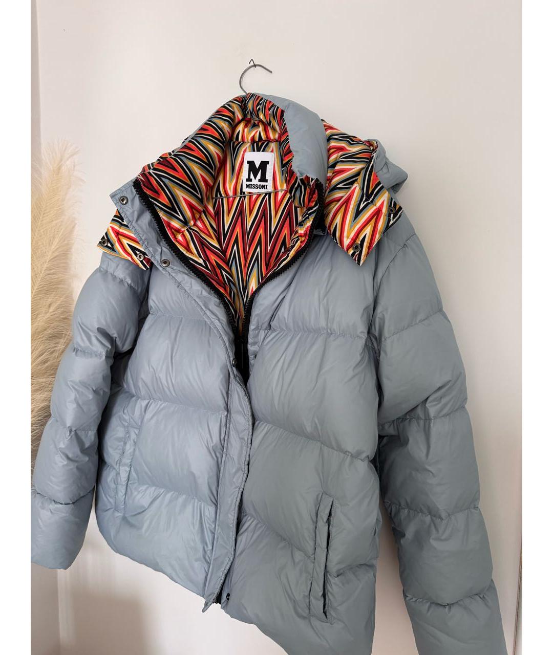 MISSONI Голубая меховая куртка, фото 6