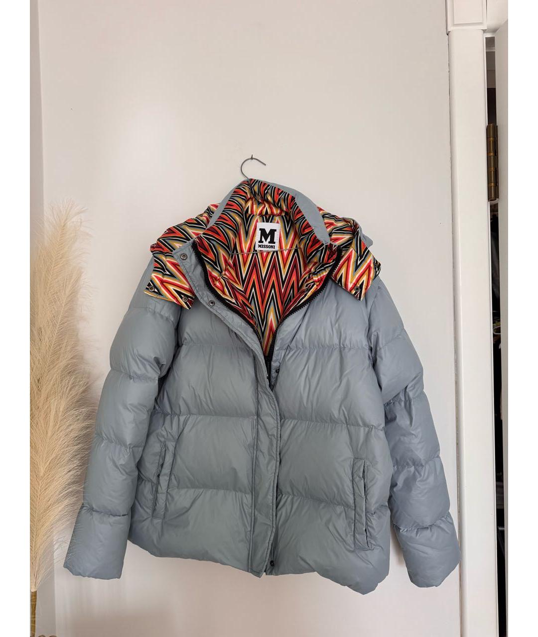 MISSONI Голубая меховая куртка, фото 8