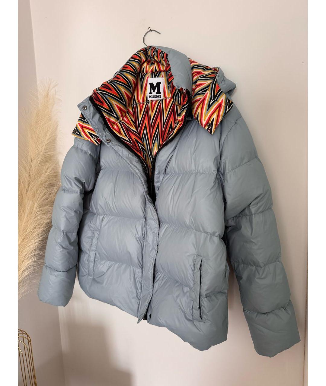 MISSONI Голубая меховая куртка, фото 7