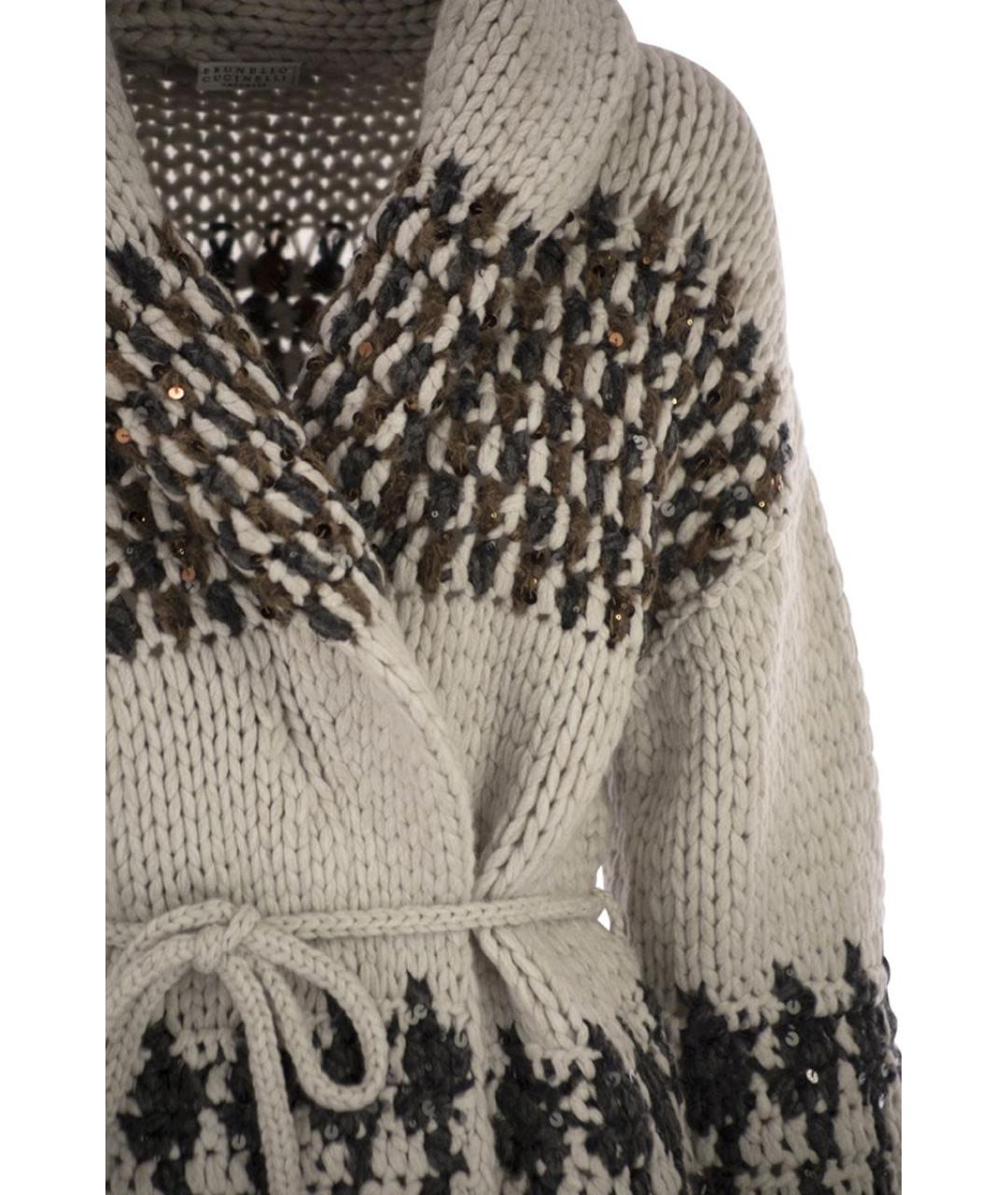 BRUNELLO CUCINELLI Мульти кашемировый кардиган, фото 4