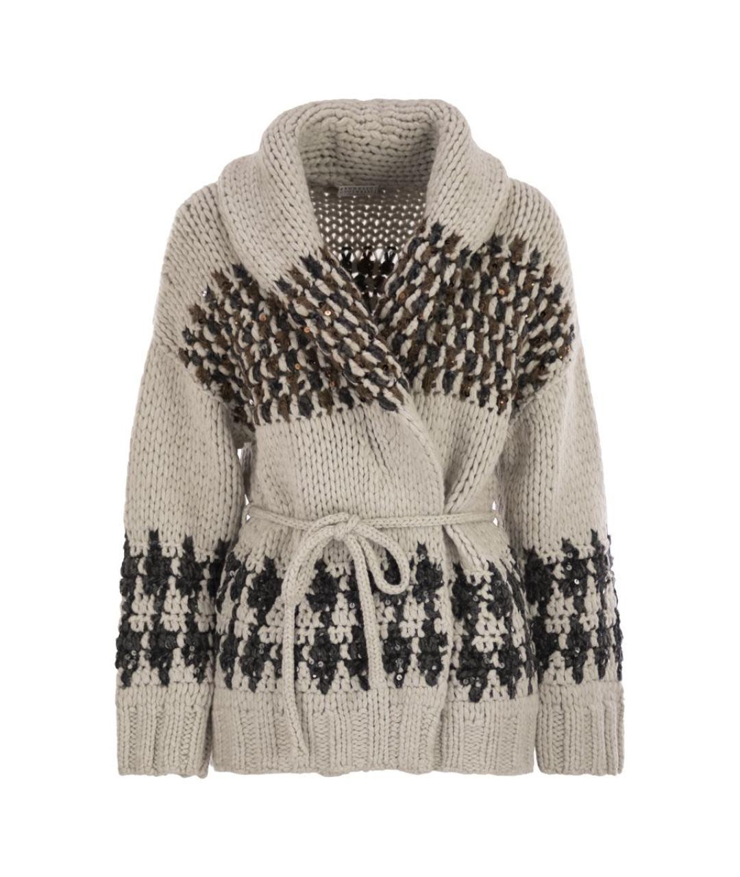 BRUNELLO CUCINELLI Мульти кашемировый кардиган, фото 1