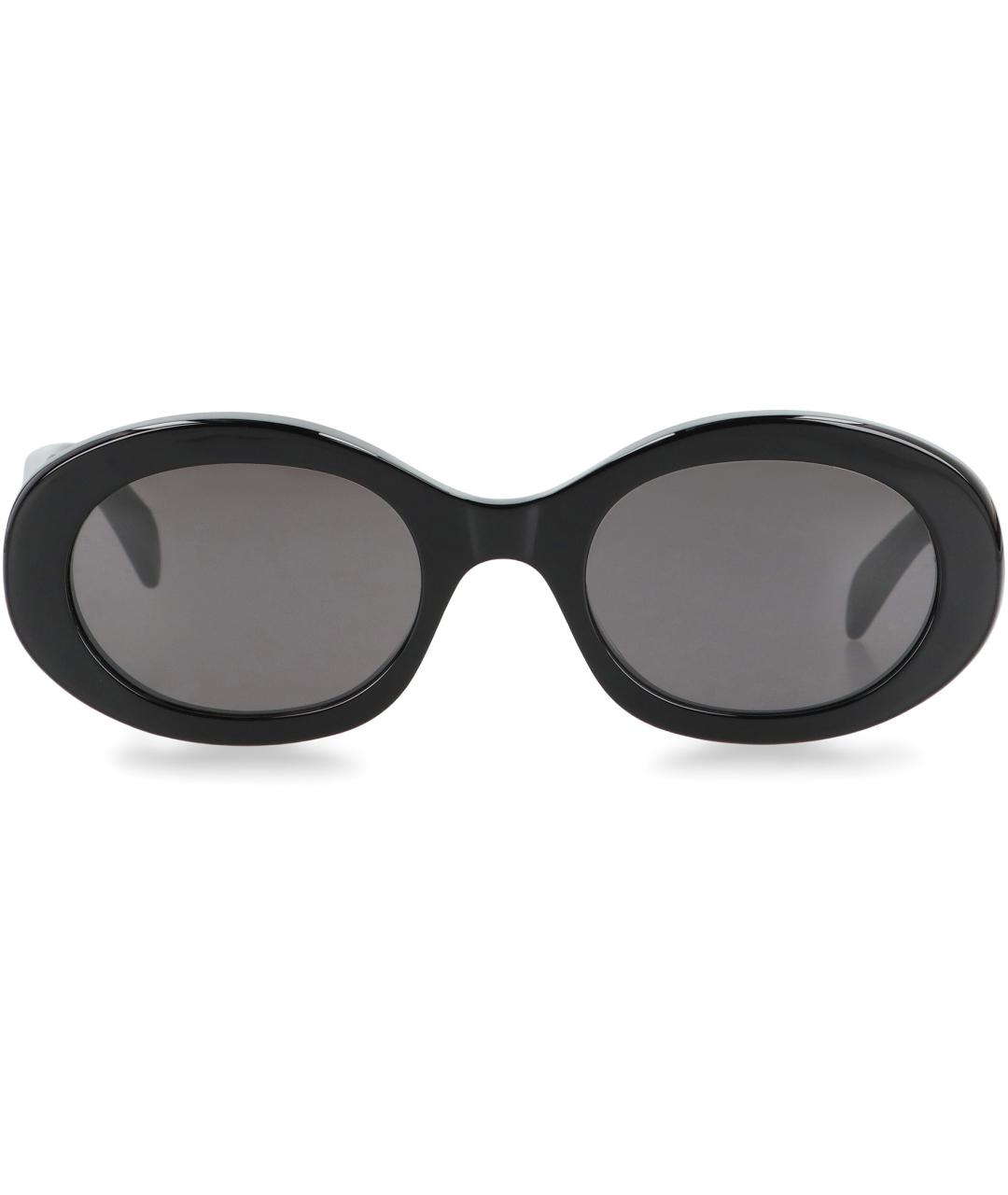 CELINE Черные пластиковые солнцезащитные очки, фото 2