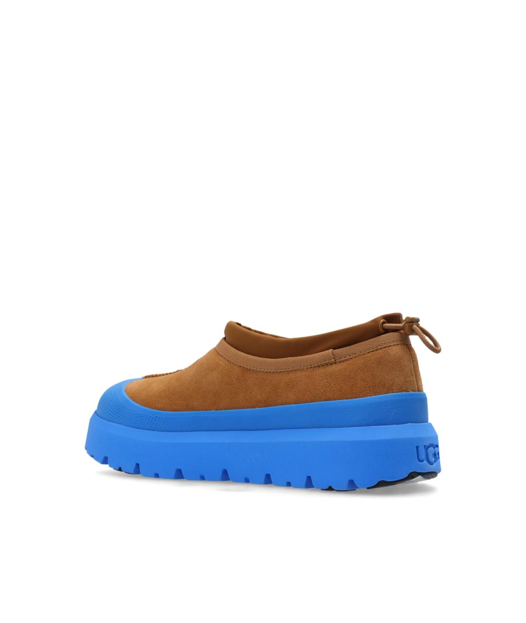 UGG AUSTRALIA Бежевые замшевые низкие ботинки, фото 5