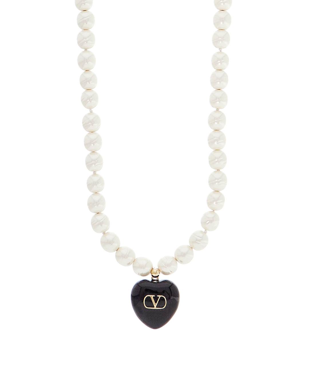 VALENTINO Белая металлическая подвеска, фото 2