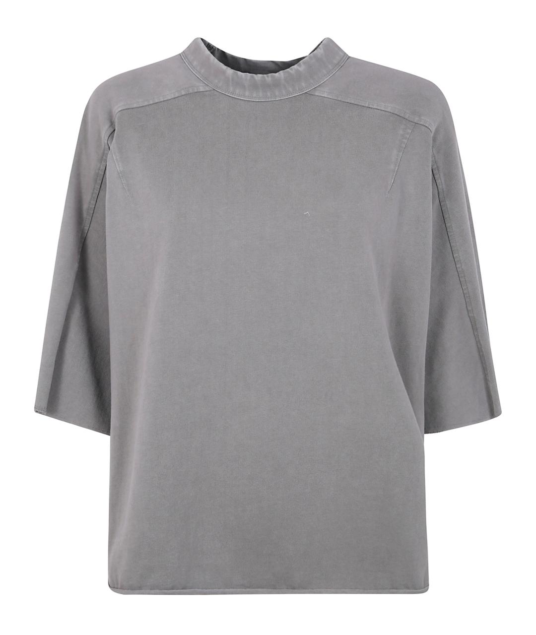 entire studios Серая хлопковая футболка, фото 1