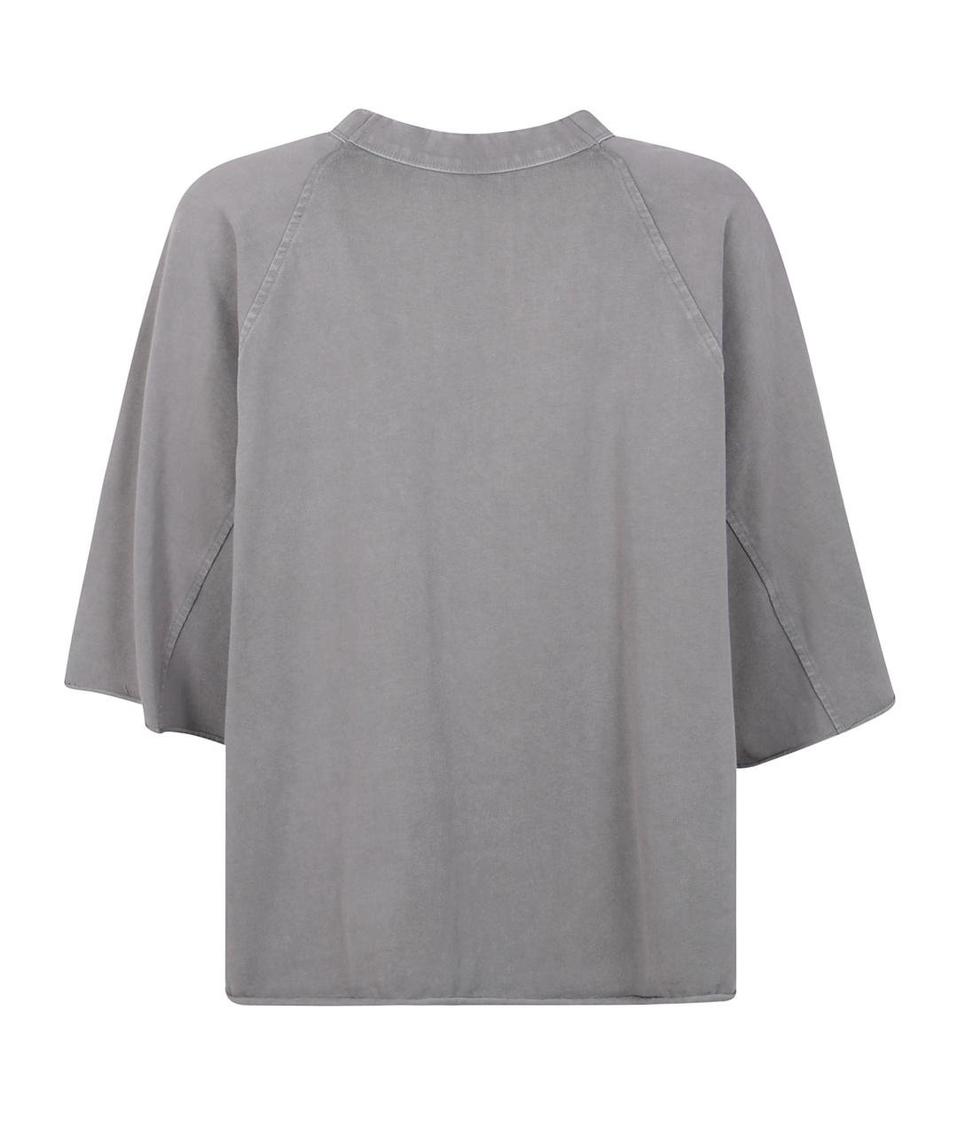 entire studios Серая хлопковая футболка, фото 2