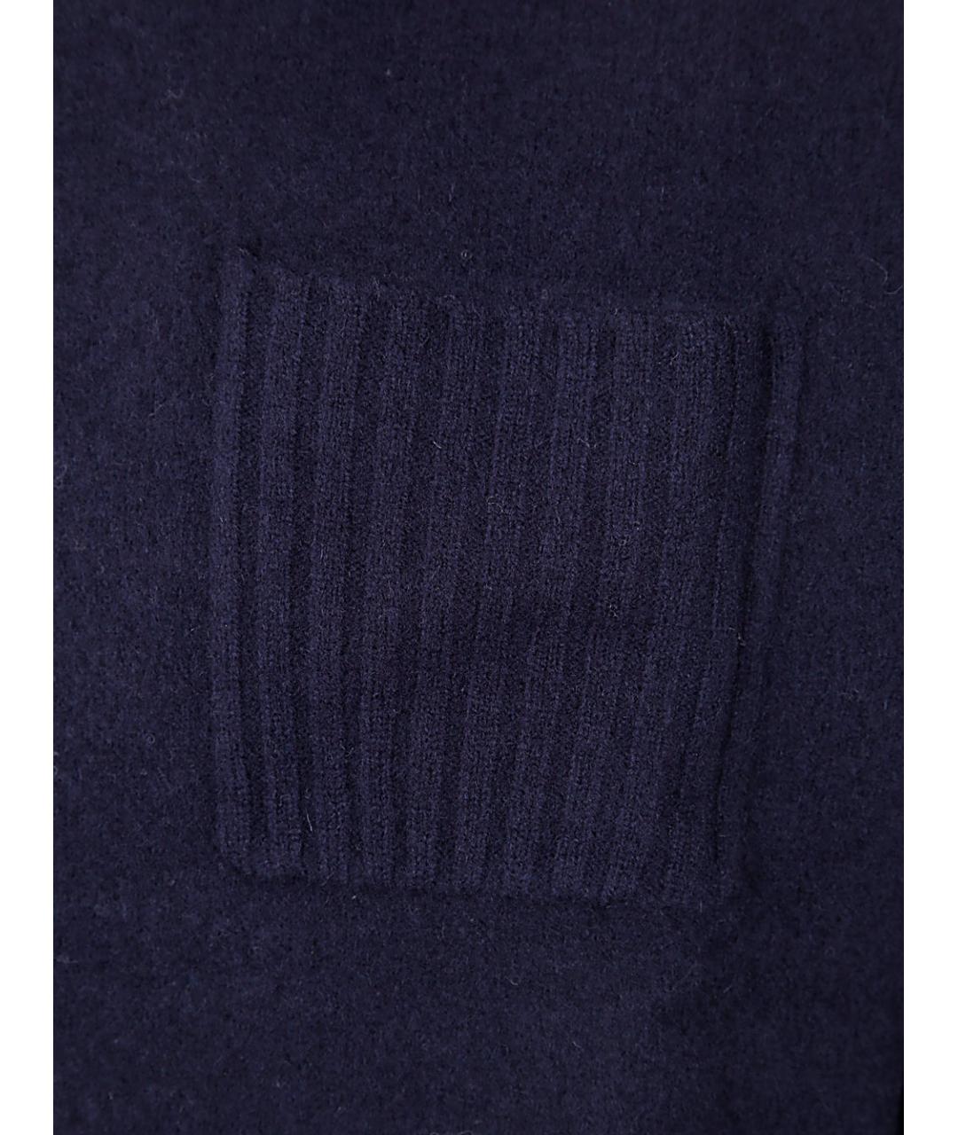 BALLANTYNE Синий шерстяной джемпер / свитер, фото 3