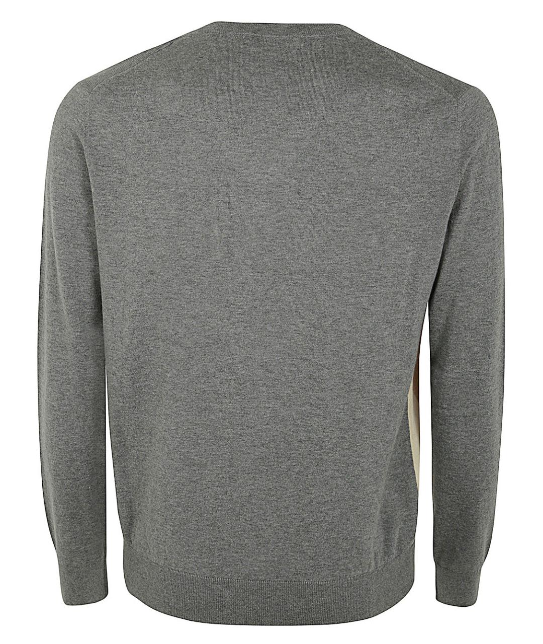 BALLANTYNE Серый кашемировый джемпер / свитер, фото 2