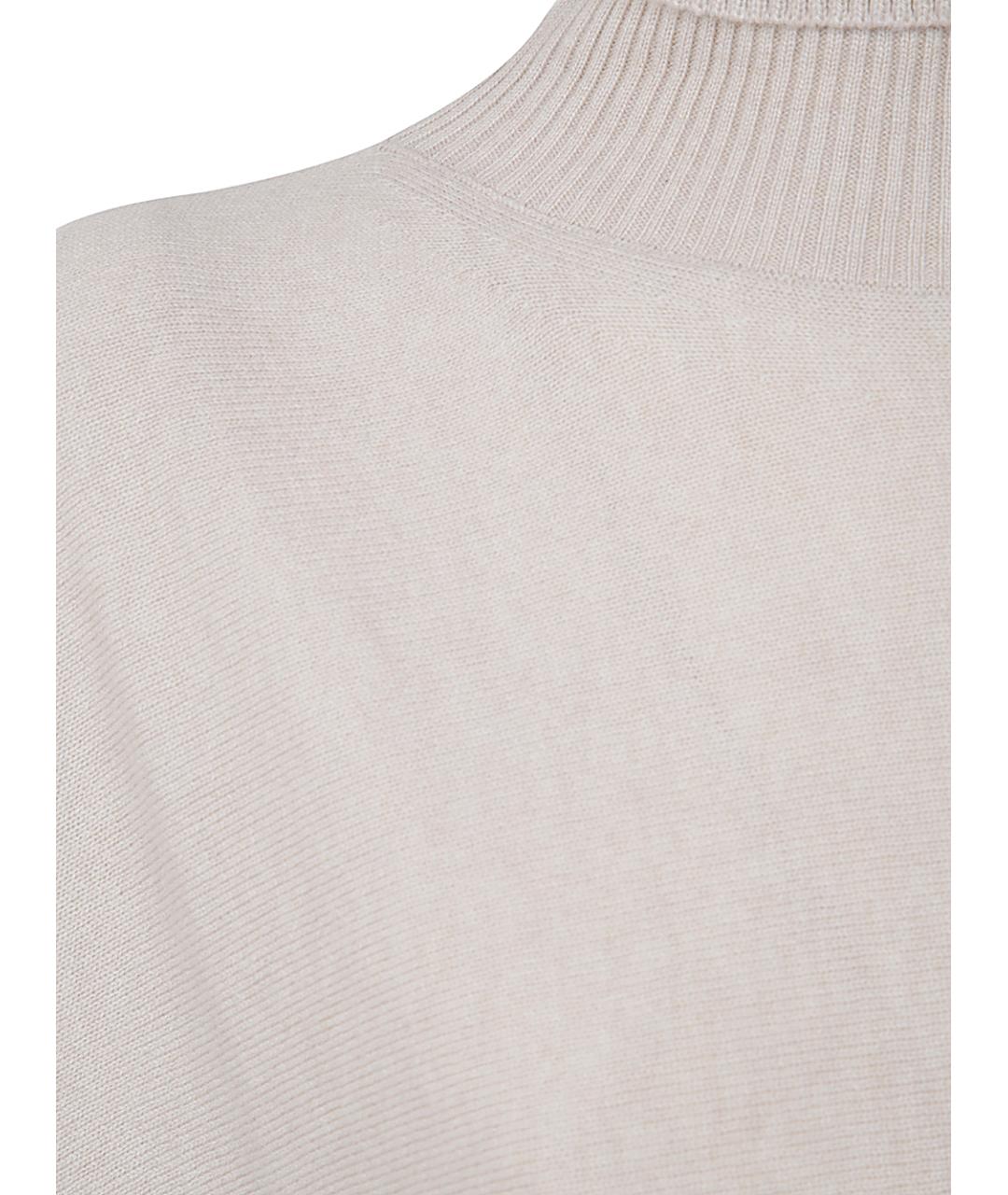 D.EXTERIOR Белый кашемировый джемпер / свитер, фото 3