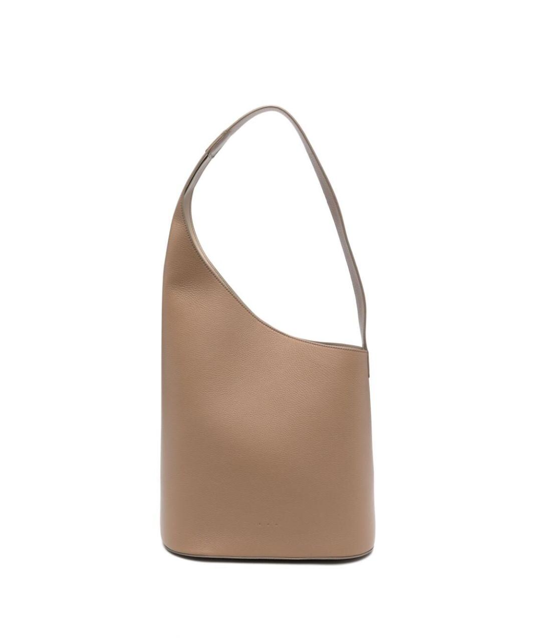 AESTHER EKME Бежевая кожаная сумка через плечо, фото 1