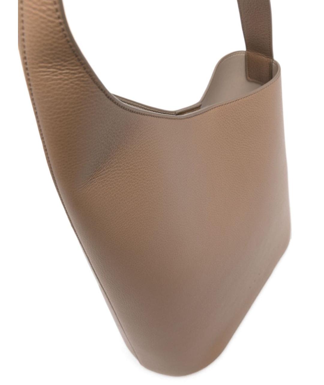 AESTHER EKME Бежевая кожаная сумка через плечо, фото 2
