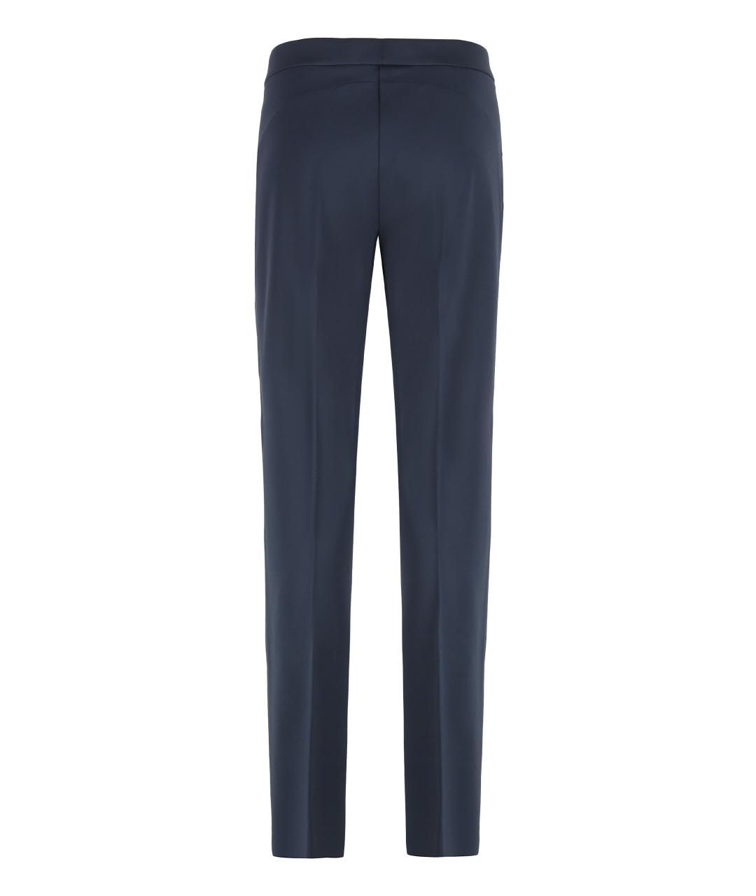 PINKO Синие вискозные брюки узкие, фото 2